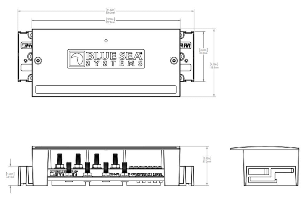 Bue Sea Poweba 1000   8 5/16'' Temia Suds W/Cove